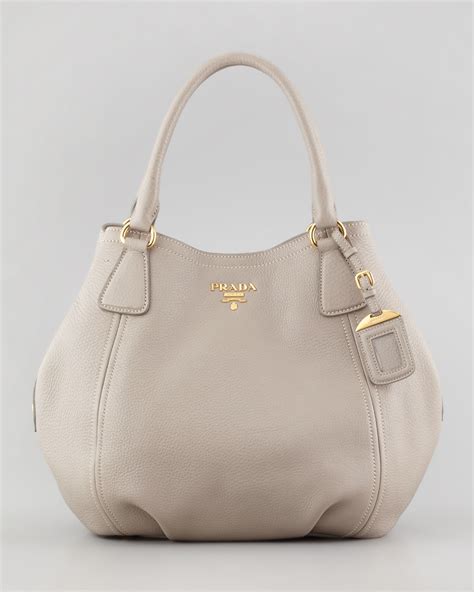 grey leather prada tote|Prada nylon tote sale.